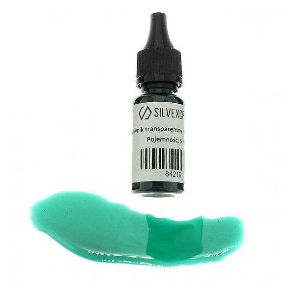 Transparent dye for resins, emerald - 2 ml