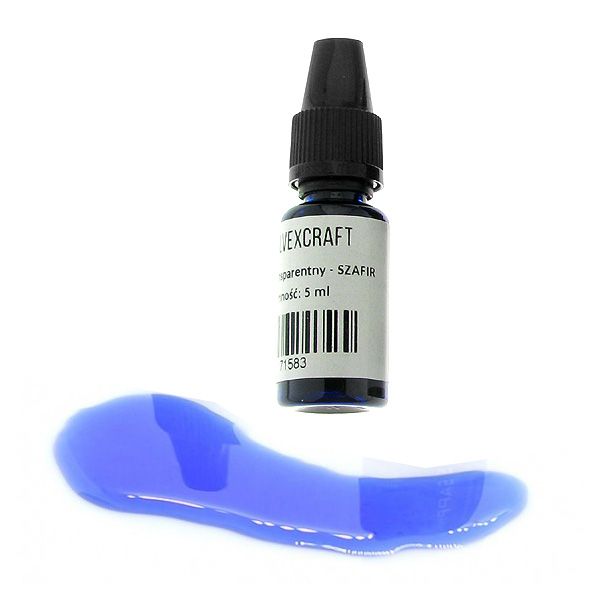 Transparent dye for resins, sapphire - 2 ml