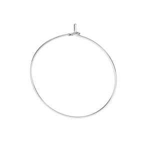 Round ear wire, sterling silver, BZ 12