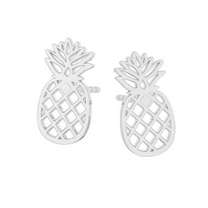 Pineapple earrings, sterling silver 925, LKM-2115 KLS - 0,50
