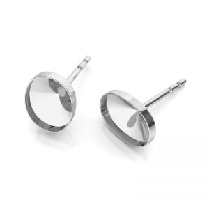 Sterling silver earrings Swarovski base, OKSV 4122 MM  8,00 KLS