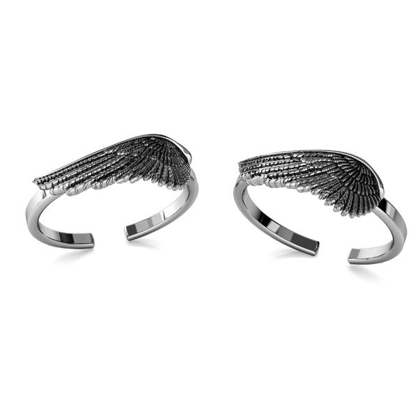 Wing ring *sterling silver* ODL-00601