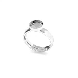 Round ring for resin, sterling silver 925, FMG ROUND 7 MM KLS - 2,10 MM