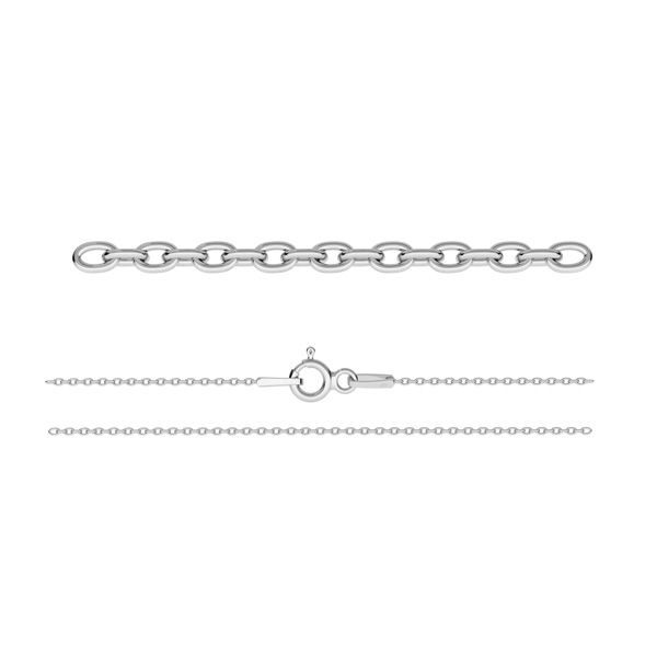 A 030 50 Cm Anchor Chain For Celebrity Necklace Sterling Silver Silvexcraft