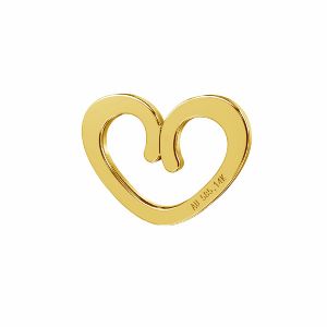 Heart pendant*gold AU 585*LKZ-50009 - 03