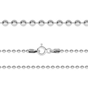 CPL 2,2 (38-75 cm), sterling silver ball chain
