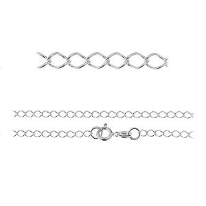 Rombo chain*sterling silver 925*R1 50 (40 cm)
