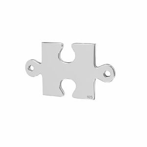 Puzzle pendant*sterling silver 925*LKM-2421 - 0,50 11,1x19 mm