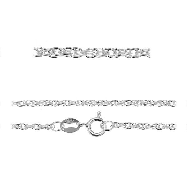 Anchor chain for celebrity necklace, sterling silver, A2 35 (40 cm)