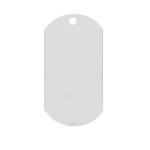 Family Dog tag pendant, silver 925, LKM-2570 - 0,50 17x32 mm
