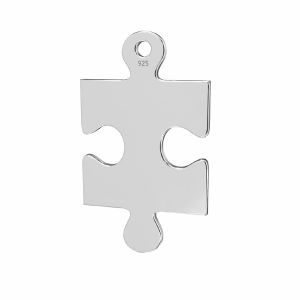 Puzzle pendant*sterling silver 925*LKM-2420 - 0,50 14x24 mm