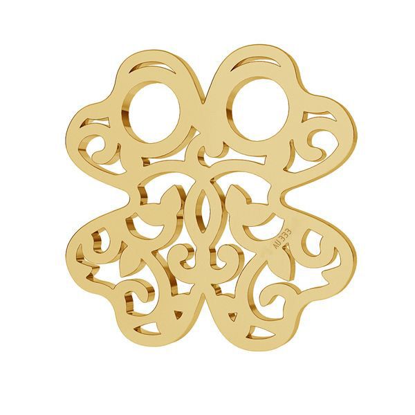 Gold openwork clover pendant*AU 333*LKZ8K-30004 - 0,30 13x13 mm