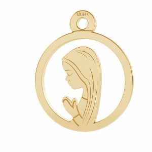 Our Lady gold pendant*gold 333*LKZ8K-30021 - 0,30 10,5x12,9 mm