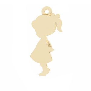 Girl pendant*gold 333*LKZ8K-30024 - 0,30 7x19 mm