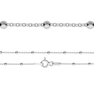 Anchor bracelet*sterling silver 925*A 035 PL 2,5 21 cm