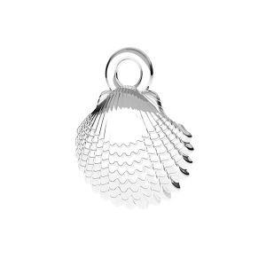Shell pendant*sterling silver 925*ODL-00752 8,5x11 mm