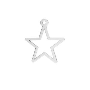 Star pendant*sterling silver*LKM-2632 - 0,50