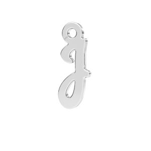 Letter J pendant*sterling silver 925*LK-0076 - 0,50 4,7x11,9 mm
