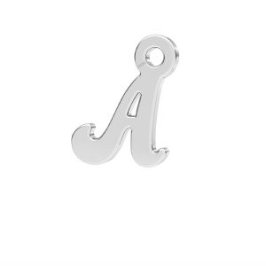 Letter A pendant*sterling silver 925*LK-0076 - 0,50 7,1x9 mm