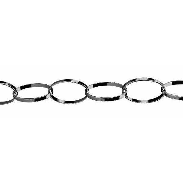 Oval bulk chain*sterling silver AG 925*SOW 0,8x8,2 mm
