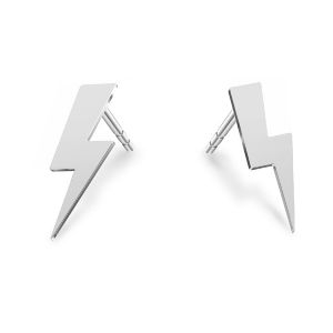Lightning earrings*sterling silver 925*KLS LKM-2826 - 0,50 5,2x14 mm