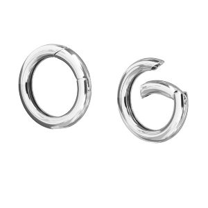 CHO 23,5 mm - round silver clasps 23,3 mm, sterling silver 925