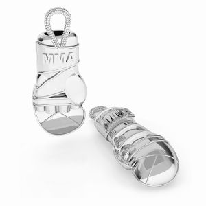 MMA gloves pendant*sterling silver 925*ODL-00840 7,5x18 mm