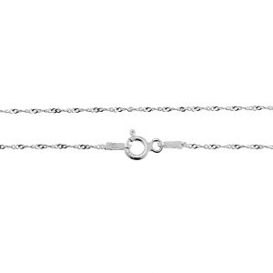 S 25 Light 45 cm, singapore chain sterling silver