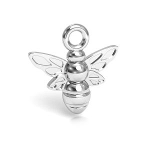 Bee pendant silver, sterling silver 925,CON 1 E-PENDANT 640 10,55x10,35 mm 