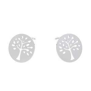 Tree pendant, sterling silver, KLS LKM-2957 - 0,50 12x12 mm