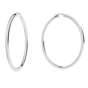 Round hoop earrings 7,0 cm KL-180