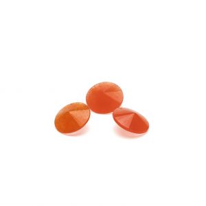 RIVOLI jadeite orange 10 MM GAVBARI, semi-precious stone