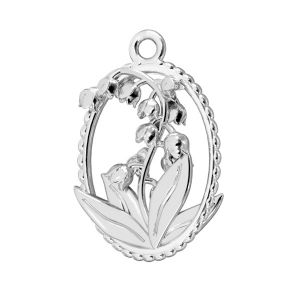 Sunflower pendant*sterling silver 925*ODL-00790 16x18,5 mm