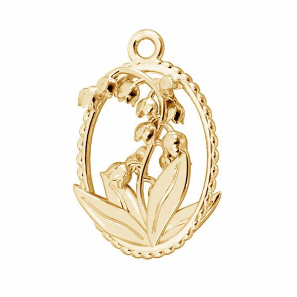 Lily Breastmilk Pendant Silver