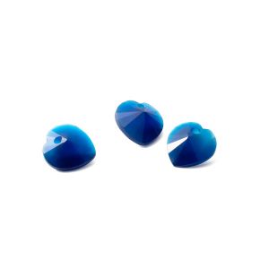 HEART blue onyx 10 MM GAVBARI, semi-precious stone