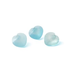 HEART aquamarine onyx 10 MM GAVBARI, semi-precious stone