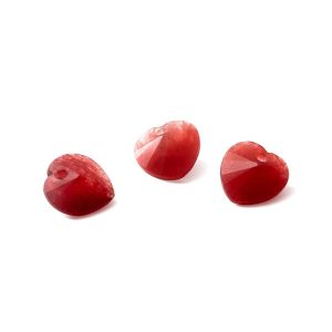 HEART red jade 10 MM GAVBARI, semi-precious stone