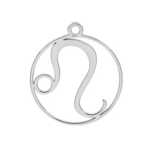 Lion zodiac pendant*sterling silver 925*LKM-3055 - 0,50 17x19,2 mm