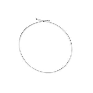 Round ear wire, sterling silver, BZ 18 0,8x29,5 mm