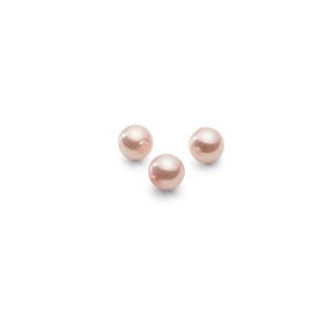 Round natural pearls 4 mm with 2 holes, GAVBARI PEARLS 2H