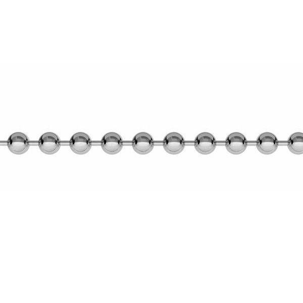 Bulk chain, balls, sterling silver 925, CPL 1,5 mm