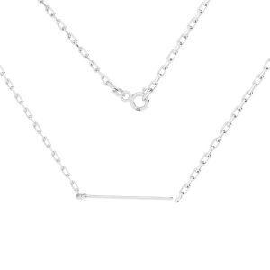 Base for necklaces, sterling silver 925, AD 70 CHAIN 58 44 cm