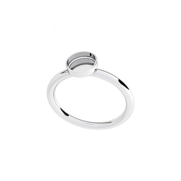 Round ring resin base*sterling silver 925*RING FMG-R - 1,80 6 mm - S (10,11,12)