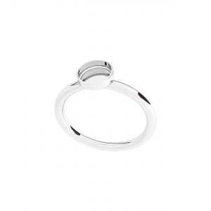 Round ring resin base*sterling silver 925*RING FMG-R - 1,80 6 mm - M (13,14,15)