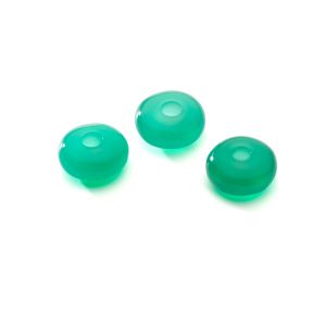 DONUT green onyx 2,9x10 mm GAVBARI, semi-precious stone