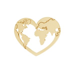 Smile emotikon pendant*gold 585*LKZ14K-50125 - 0,30 16x20 mm