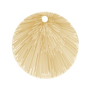 Smile emotikon pendant*gold 585*LKZ14K-50128 - 0,30 15x15 mm