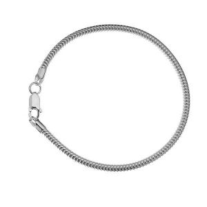 Bracelet beads base, silver 925, CST 3,0 20 cm
