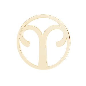 Aries zodiac pendant*gold 585 14K*LKZ14K-50179 - 0,30 12x12 mm
