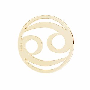Cancer zodiac pendant*gold 585 14K*LKZ14K-50185 - 0,30 12x12 mm